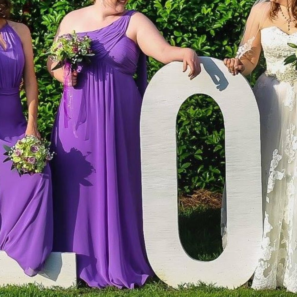 Bill Levkoff Victorian Lilac Size 18 Dress